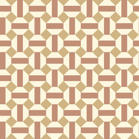 Cole & Son ALICATADO TERRACOTTA ON PARCHMENT Wallpaper