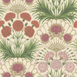 Cole & Son FLAMENCO FAN FUCHSIA/ROUGE/METAL GLD/CREAM Wallpaper
