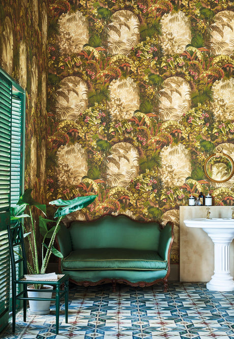 Cole & Son HISPALIS KHAKI MULTI Wallpaper
