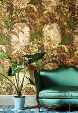 Cole & Son HISPALIS KHAKI MULTI Wallpaper