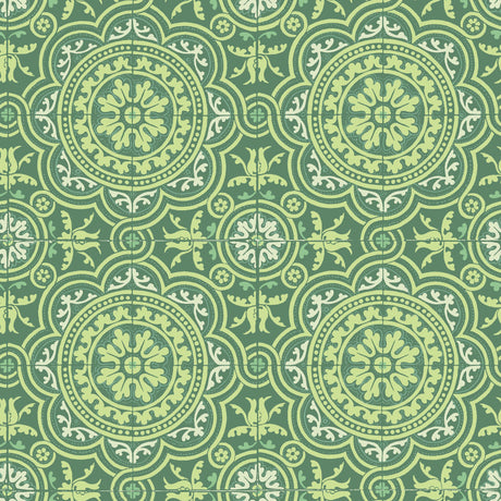 Cole & Son PICCADILLY LEAF GREEN & MINT ON FOREST Wallpaper