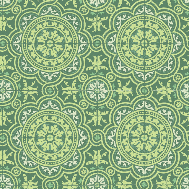 Cole & Son PICCADILLY LEAF GREEN & MINT ON FOREST Wallpaper