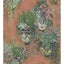 Cole & Son TALAVERA WP ROSE & SPRING GREEN ON TERRACOTTA Wallpaper