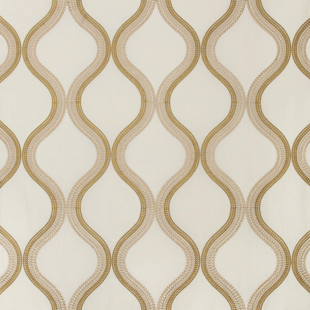 Kravet WANDERING IVORY/GOLD Fabric