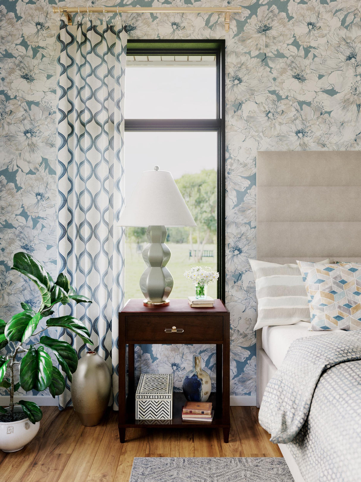 Kravet WANDERING IVORY/GOLD Fabric