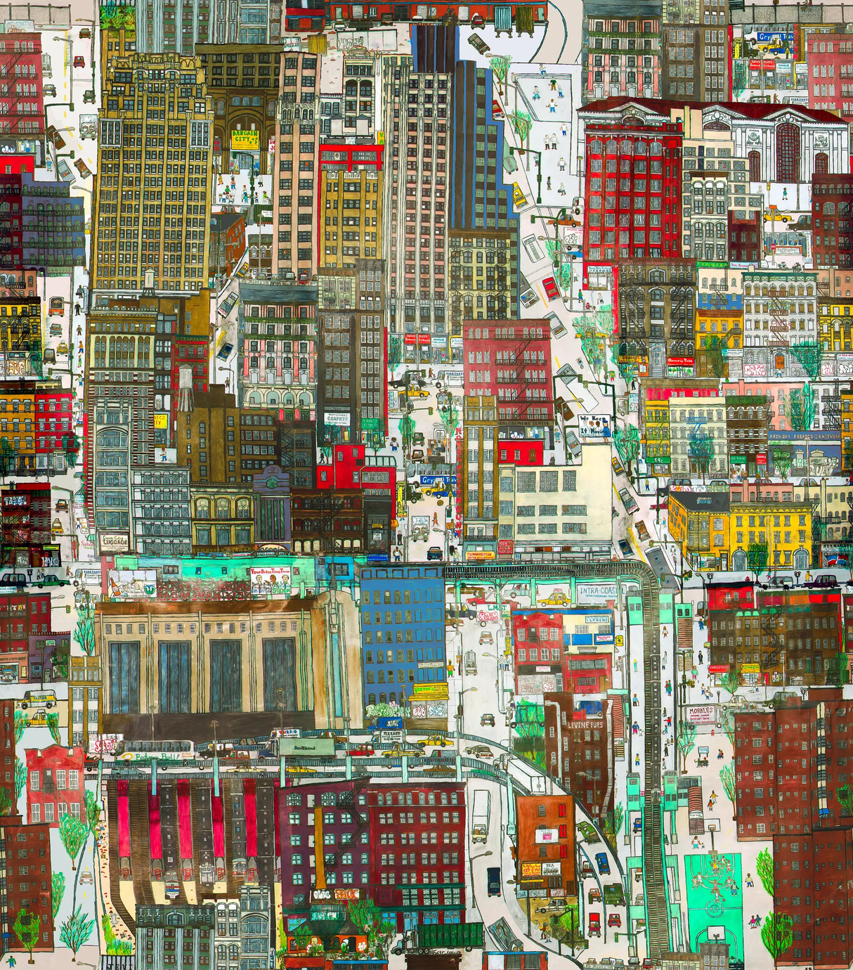 Kravet URBAN PLANNING MULTI Wallpaper