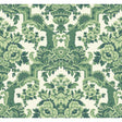 Cole & Son LOLA FOREST GREENS ON WHITE Wallpaper