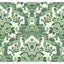 Cole & Son LOLA FOREST GREENS ON WHITE Wallpaper