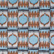 Gaston Y Daniela CUZCO AZUL/TEJA Upholstery Fabric