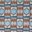 Gaston Y Daniela CUZCO AZUL/TEJA Upholstery Fabric