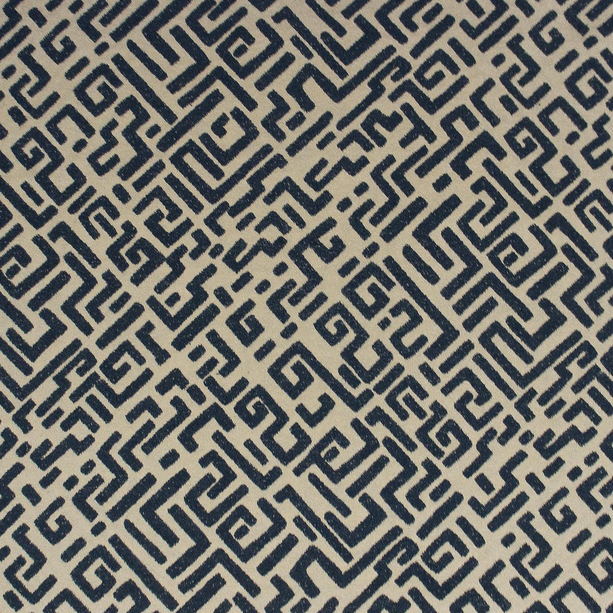Gaston Y Daniela ESCRITURA OCRE/BLACK Upholstery Fabric