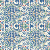 Cole & Son PICCADILLY DENIM & ROUGE ON CHALK Wallpaper