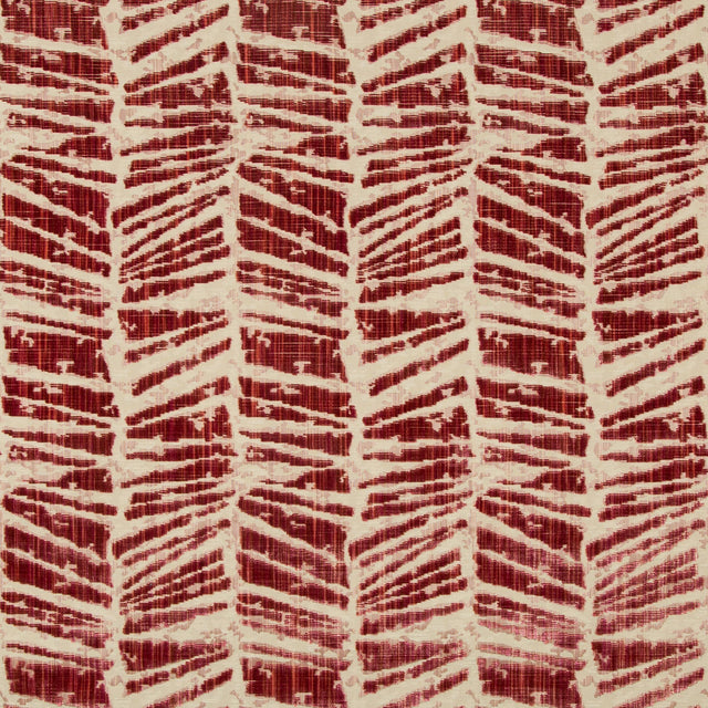 Brunschwig & Fils CHAUMONT VELVET RED Upholstery Fabric