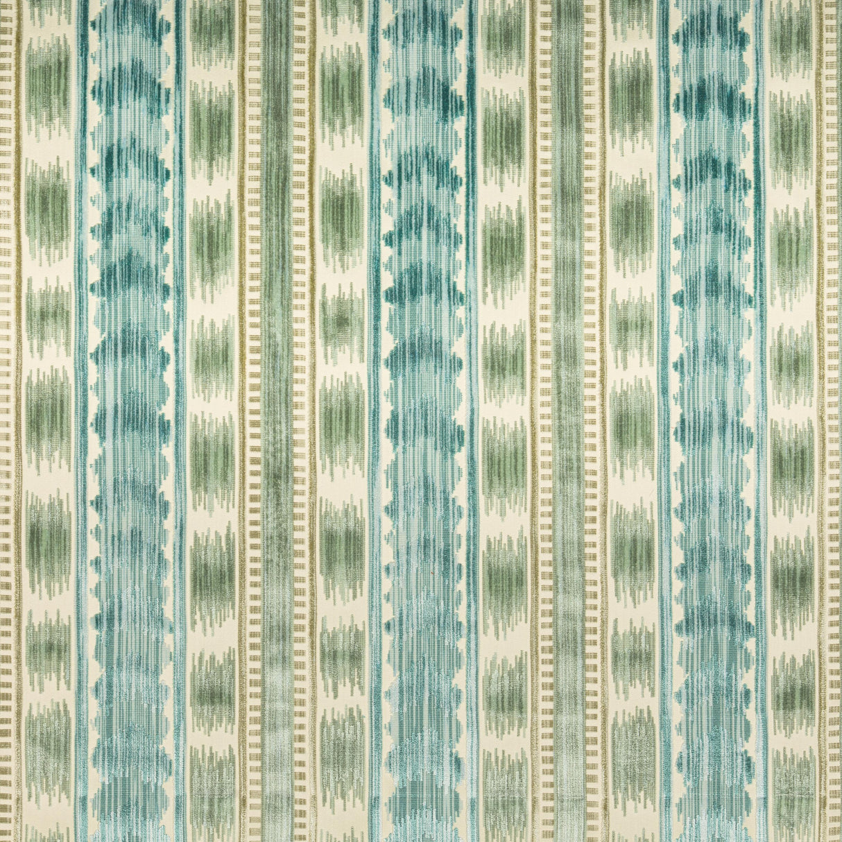 Brunschwig & Fils BAYEAUX VELVET AQUA Upholstery Fabric