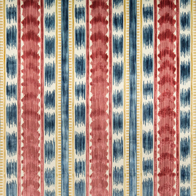 Brunschwig & Fils BAYEAUX VELVET RED Upholstery Fabric