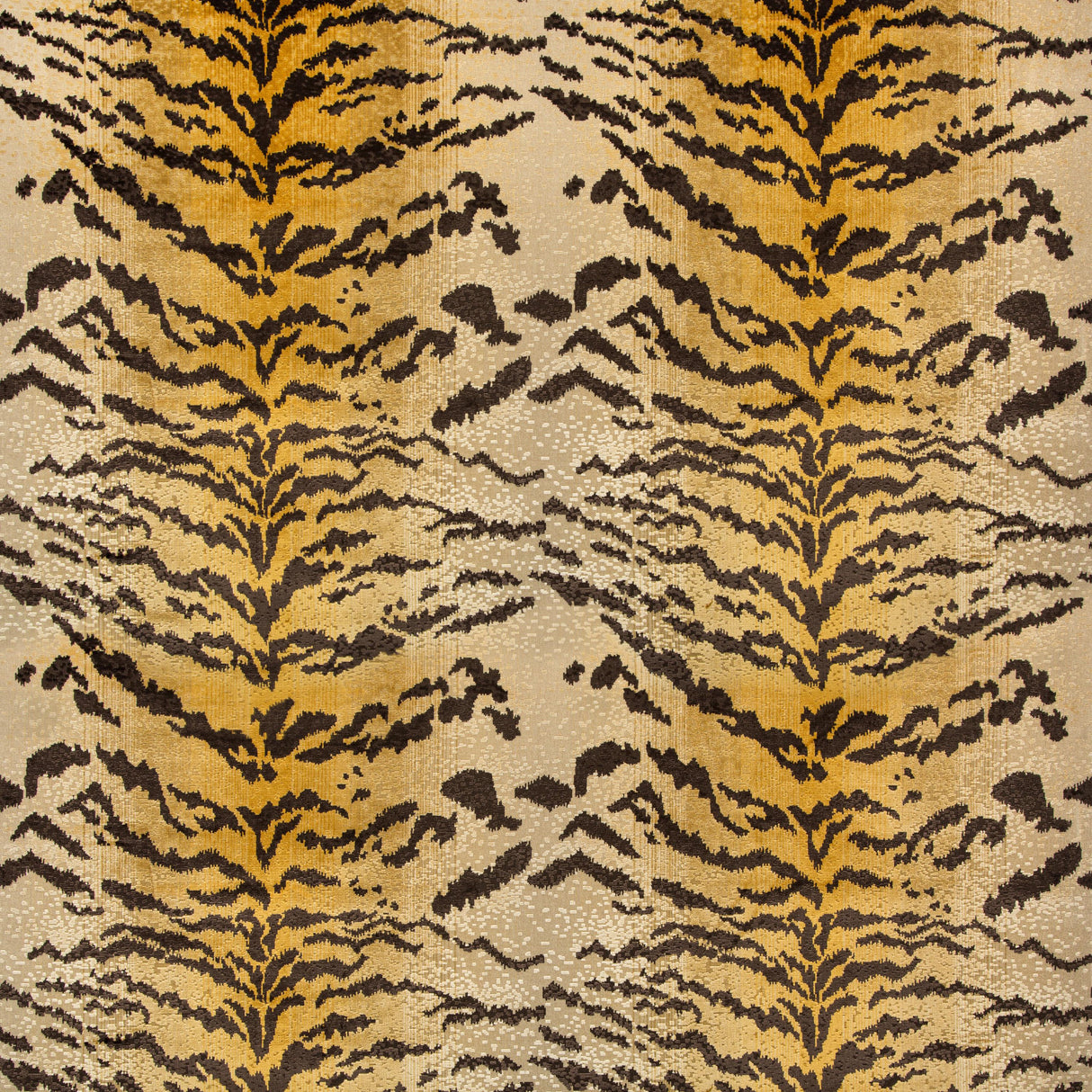 Brunschwig & Fils LE TIGRE VELVET COGNAC Upholstery Fabric