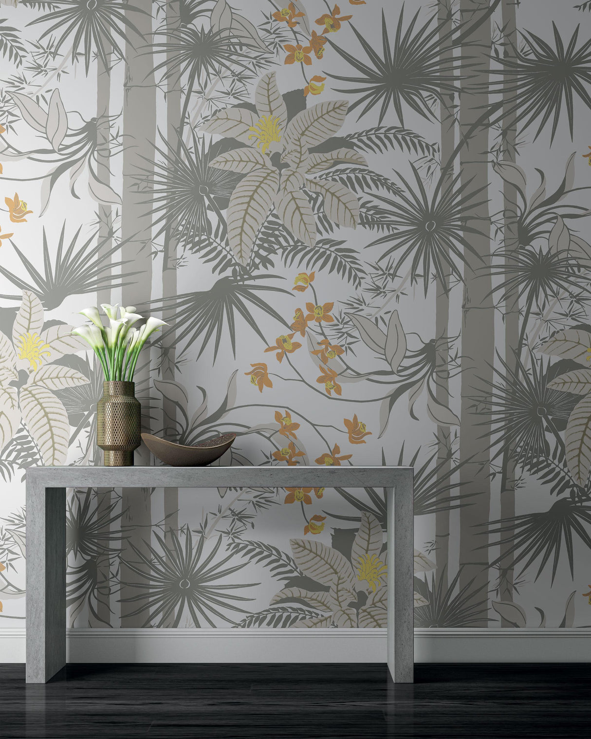Kravet ORQUIDEA TOBACCO Wallpaper