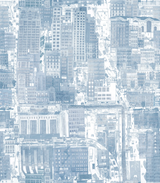 Kravet URBAN PLANNING BLUEISH Wallpaper