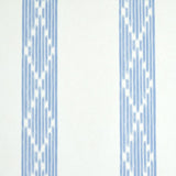 Schumacher Sequoia Stripe Blue Wallpaper