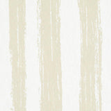 Schumacher Sketched Stripe Natural Wallpaper