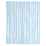 Schumacher Sketched Stripe Blue Wallpaper