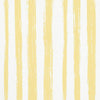 Schumacher Sketched Stripe Yellow Wallpaper