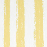 Schumacher Sketched Stripe Yellow Wallpaper