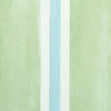 Schumacher Watercolor Stripe Leaf Wallpaper