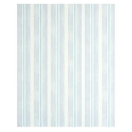 Schumacher Watercolor Stripe Lavender Wallpaper