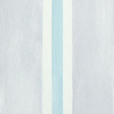 Schumacher Watercolor Stripe Lavender Wallpaper