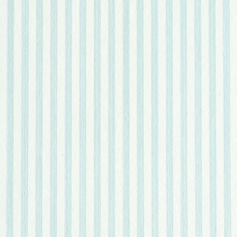 Schumacher Edwin Stripe Narrow Sky Wallpaper