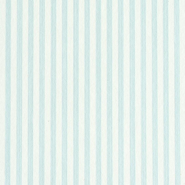 Schumacher Edwin Stripe Narrow Sky Wallpaper