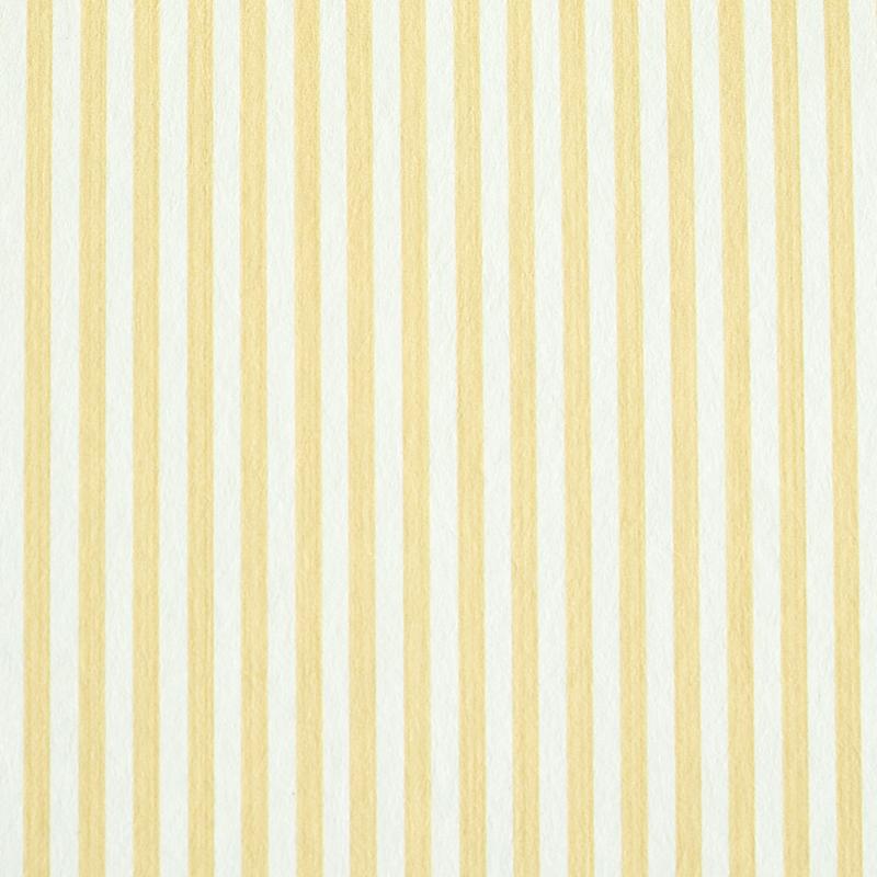 Schumacher Edwin Stripe Narrow Buttercup Wallpaper