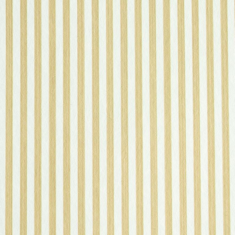 Schumacher Edwin Stripe Narrow Sand Wallpaper