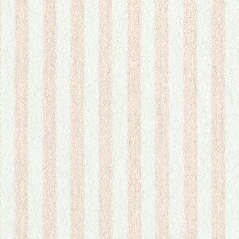 Schumacher Edwin Stripe Narrow Blush Wallpaper