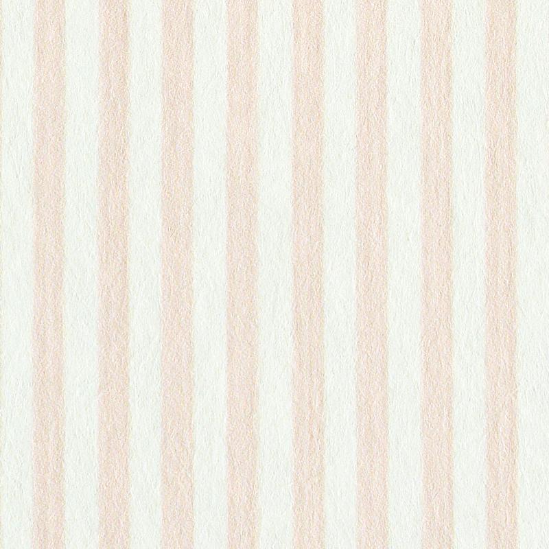 Schumacher Edwin Stripe Narrow Blush Wallpaper