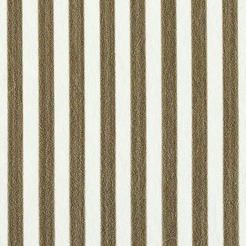 Schumacher Edwin Stripe Narrow Mushroom Wallpaper