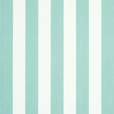 Schumacher Edwin Stripe Medium Seaglass Wallpaper