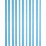 Schumacher Edwin Stripe Medium Ocean Wallpaper