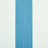 Schumacher Edwin Stripe Medium Ocean Wallpaper