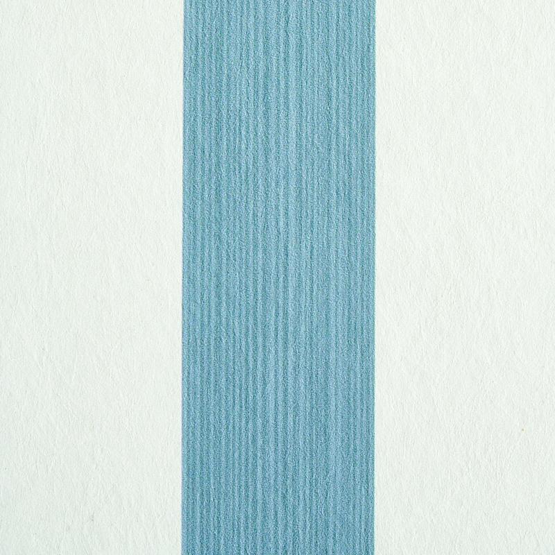 Schumacher Edwin Stripe Medium Slate Wallpaper