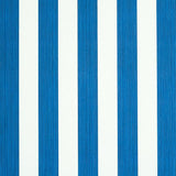 Schumacher Edwin Stripe Medium Navy Wallpaper