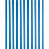 Schumacher Edwin Stripe Medium Navy Wallpaper