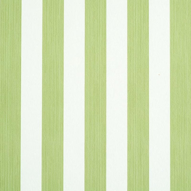 Schumacher Edwin Stripe Medium Leaf Wallpaper