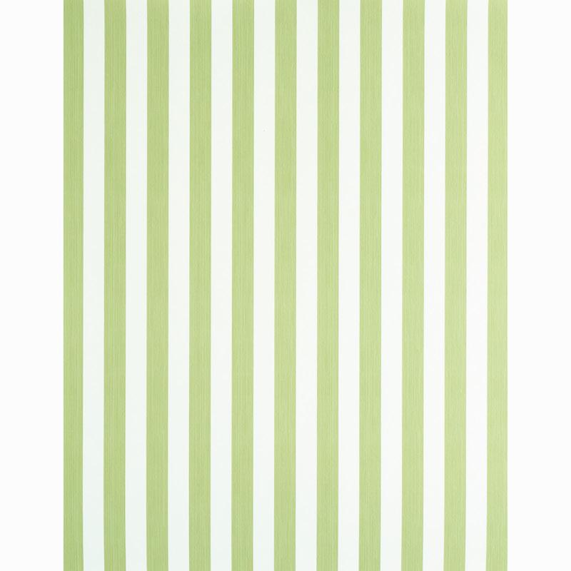 Schumacher Edwin Stripe Medium Leaf Wallpaper
