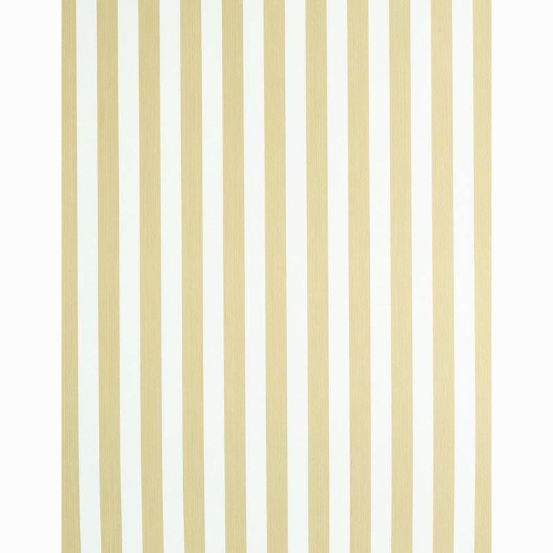 Schumacher Edwin Stripe Medium Sand Wallpaper