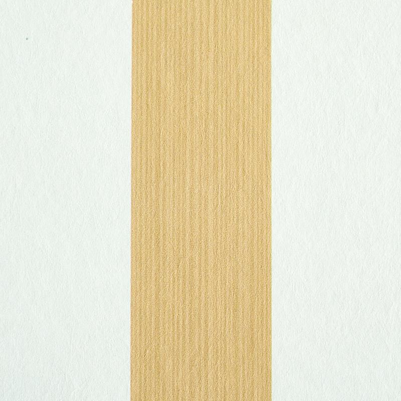 Schumacher Edwin Stripe Medium Wheat Wallpaper