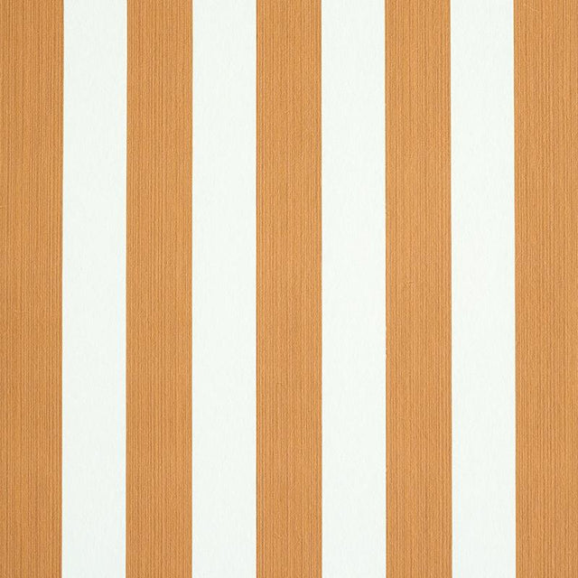 Schumacher Edwin Stripe Medium Butternut Wallpaper
