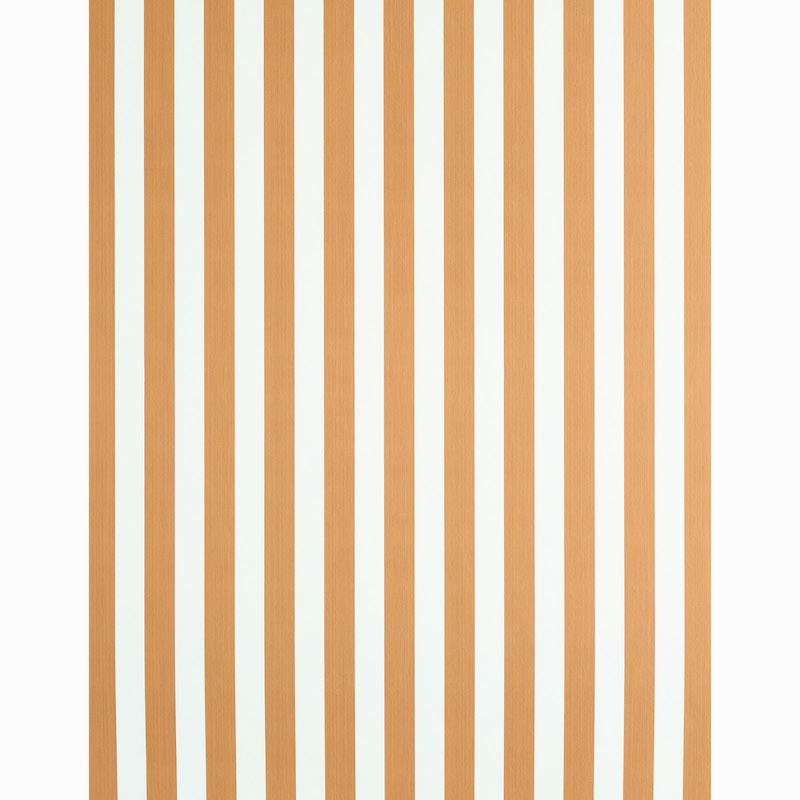 Schumacher Edwin Stripe Medium Butternut Wallpaper