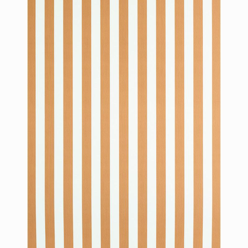 Schumacher Edwin Stripe Medium Butternut Wallpaper